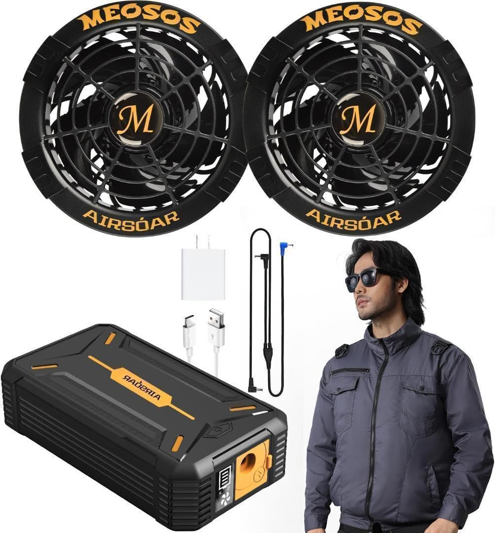 空調服 ファンバッテリーセット30V Amazon.co.jp: 空調作業服 ファンバッテリーセット【30V超高出力